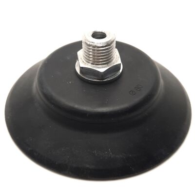 Schmalz PFYN-80-NBR-55-G1/4-AG Suction Cup, NBR, G1/4'' Male, 80mm Diameter, 260N