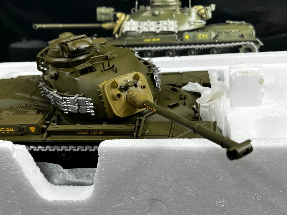 Tanque Minichamps escala 1/35 Ejército de Estados Unidos M48 A3 tanque Vietnam 1969 incompleto Foto 4 de 4
