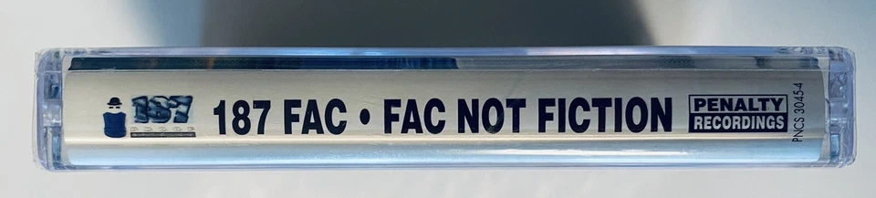 187 FAC Fac Not Fiction Cassette Tape SEALED 1997 Gangsta Rap RARE HTF - Image 3 of 4