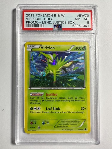 Virizion graded PSA 8 for sale on eBay