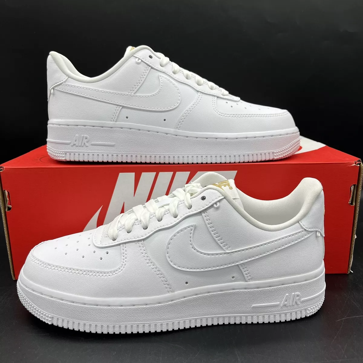 Nike WMNS Air Force 1 '07 LX Lucky Charms White Gold DD1525-100 Women's Multi Sz