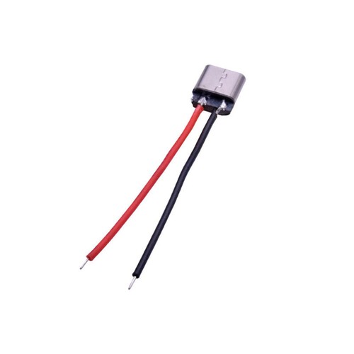 20pcs 45mm USB Type-C 2-Pin Welding Wire Female Connector Cable Female Socket - Photo 2 sur 9