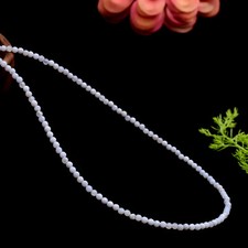 Delicate Blue Opal Necklace, Healing Blue Opal Crystal Dainty Choker, Natural