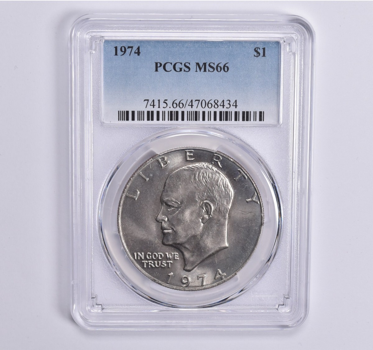 PCGS MS66 1974-S アイゼンハワー銀貨 $1 1974 S $1 Eisenhower Ike Silver Dollar PCGS MS66 | eBay