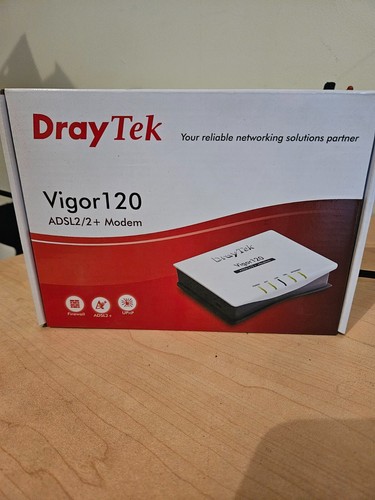 DrayTek Vigor 120 ADSL2/2+ Modem - Picture 2 of 4