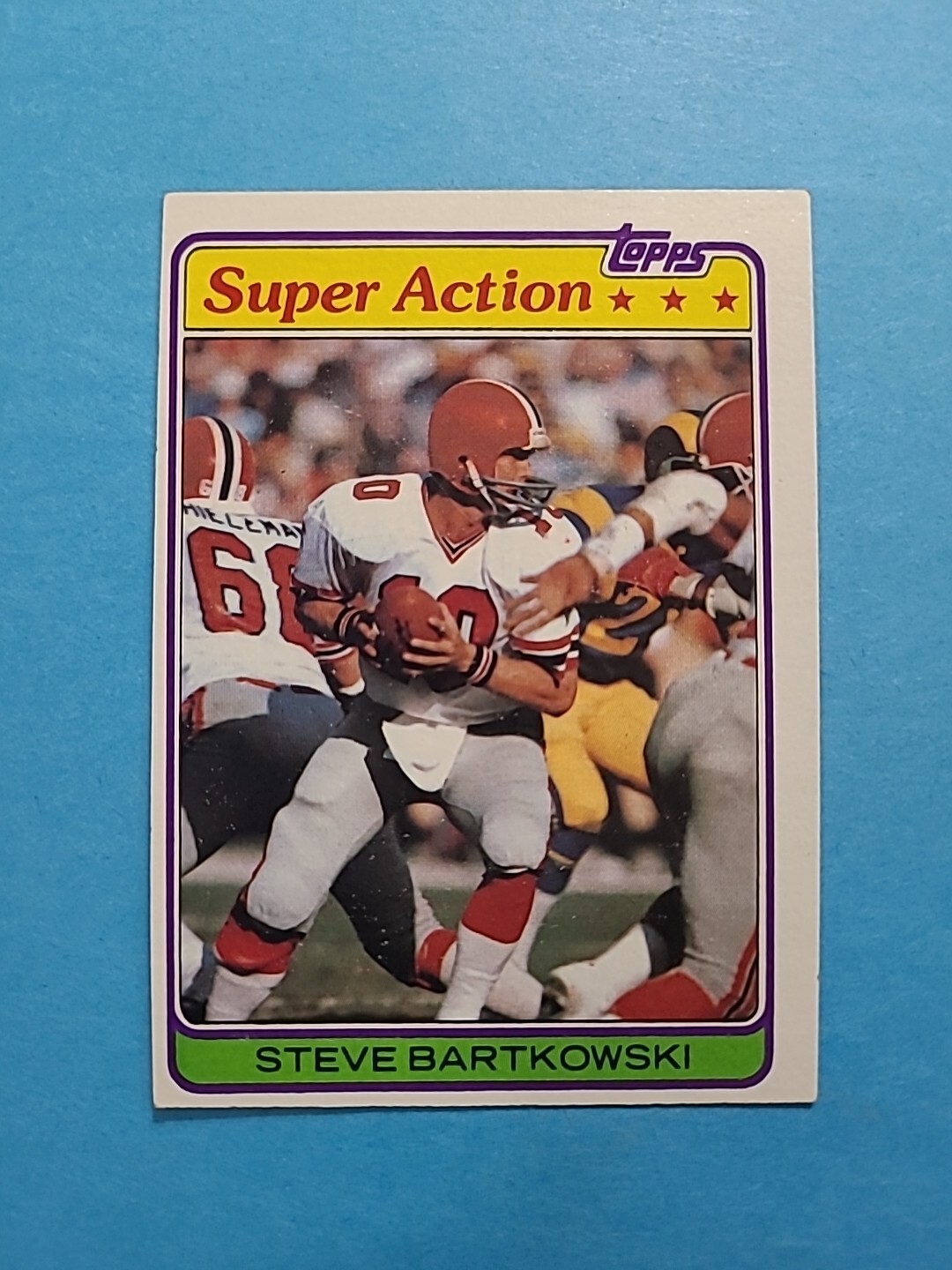 STEVE BARTKOWSKI 1981 TOPPS FOOTBALL CARD # 42 H3357