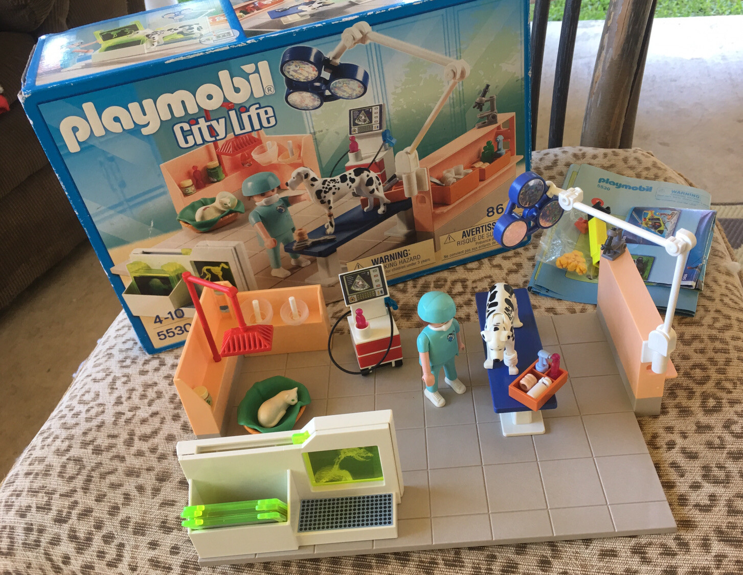 playmobil vet clinic 5529