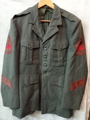 Original WW2 U.S. Marine Corps Named Uniform Jacket | eBay