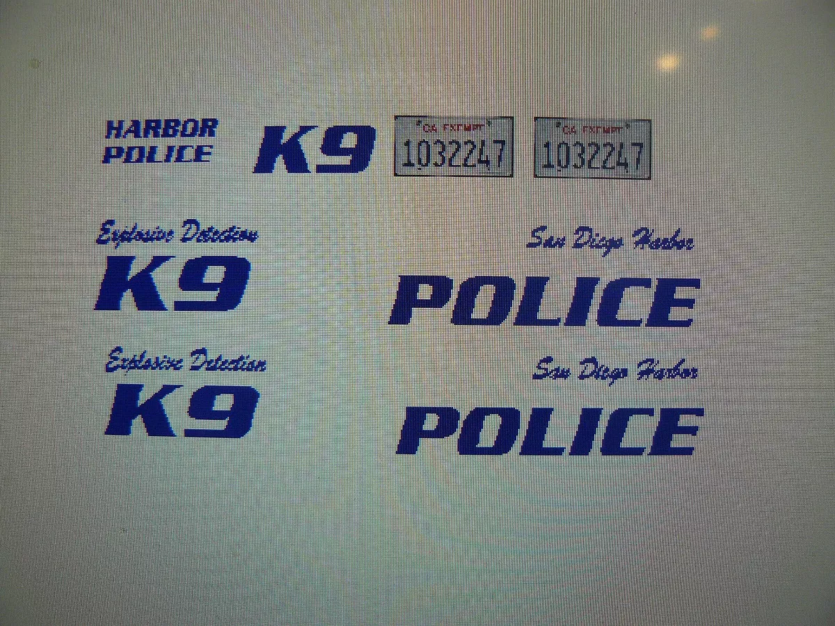 K9 decals cheap for cars
