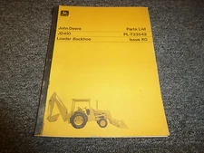 John Deere 410 Tractor Loader Backhoe Parts Catalog Manual Manual PLT33542