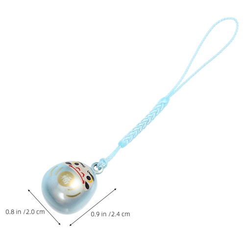 Bodhidharma Cat Eye Pendant Cute Keychain Pendants Hanging Bells - Zdjęcie 11 z 12