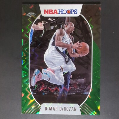 DeMar DeRozan 2020-21 Panini Hoops #122 Green Explosion 54/89 San Antonio Spurs