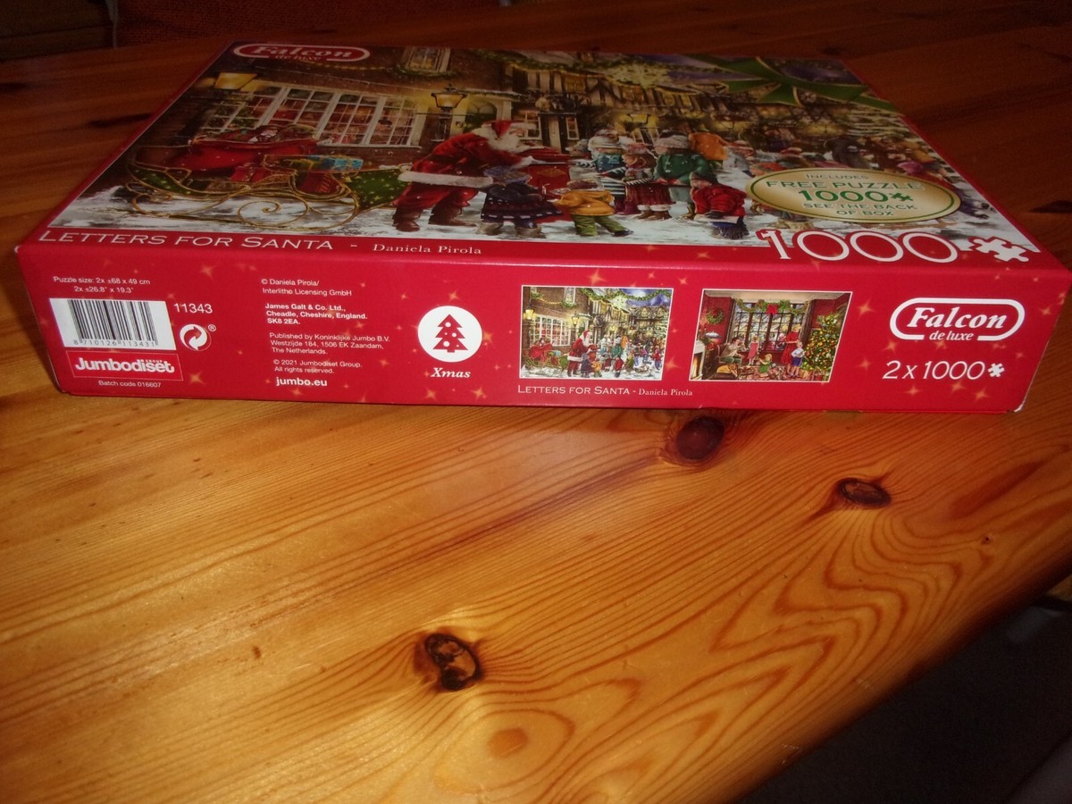 Falcon Letters For Santa 2-Pack 1000 Piece Jigsaw Puzzles For Adults - Premium Quality, Made In Netherlands - View #12