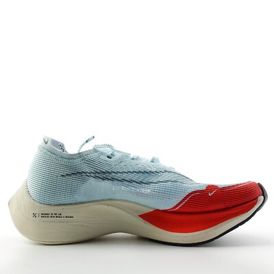 Nike ZoomX Vaporfly Next% 2 Glacier Blue Red CU4111-400 Mens Size