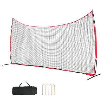 Uimoso Barricade Backstop Net Ball Sports Barrier Softball Practice Net 20x10ft