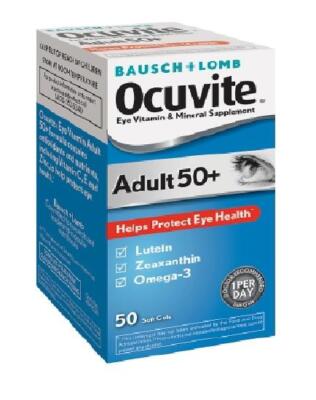 McK Occuvite Adult 50+ 30 IU 150mg Multivitamin Supplement Softgel 50 per Bottle