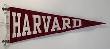 Modern Harvard Felt Wall Penant USA Made