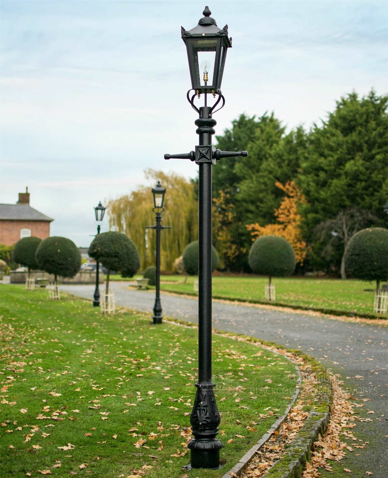 Victorian Lamp Post - Black 2.7m | eBay