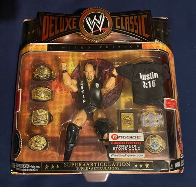WWE Deluxe Classic Stone Cold Steve Austin Ringside Exclusive Limited Edition
