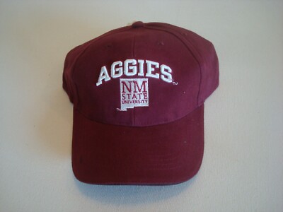NEW MEXICO STATE AGGIES    STRAPBACK  DEADSTOCK HAT CAP VINTAGE P1