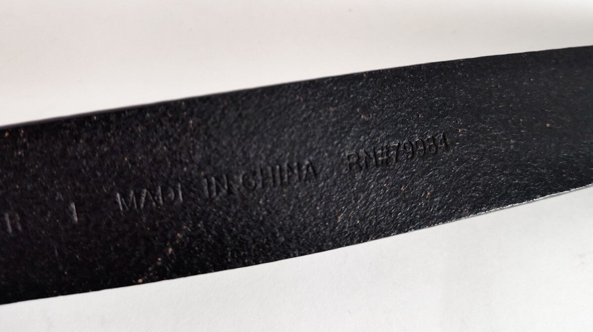 Chicos Belt Silver Black Rectangular Metal Engrav… - image 8