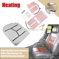 For Cadillac Escalade Driver Side Bottom Foam Cushion & Set Heater Element Pad