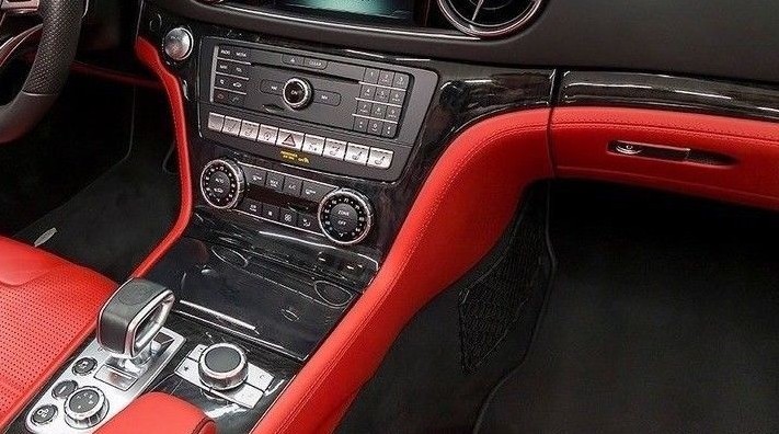 Mercedes-Benz OEM R231 SL Class Black Ash Wood Interior Trim Kit  