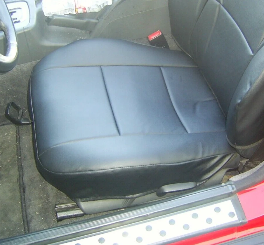 for MERCEDES BENZ CLK 2002-2009 IGGEE S.LEATHER CUSTOM MADE FIT SEAT COVERS - Image 3 of 4