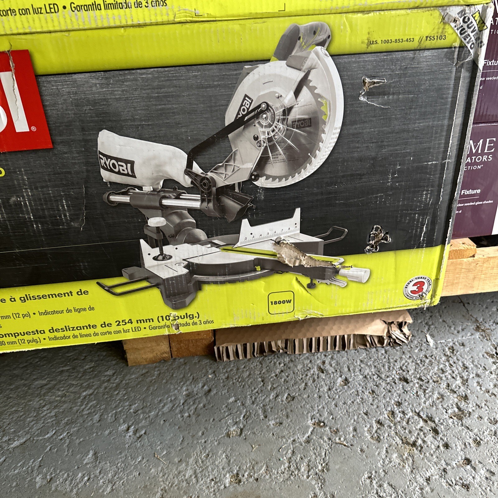 Ryobi TSS103 Miter Saw Green/Black 33287178896 eBay