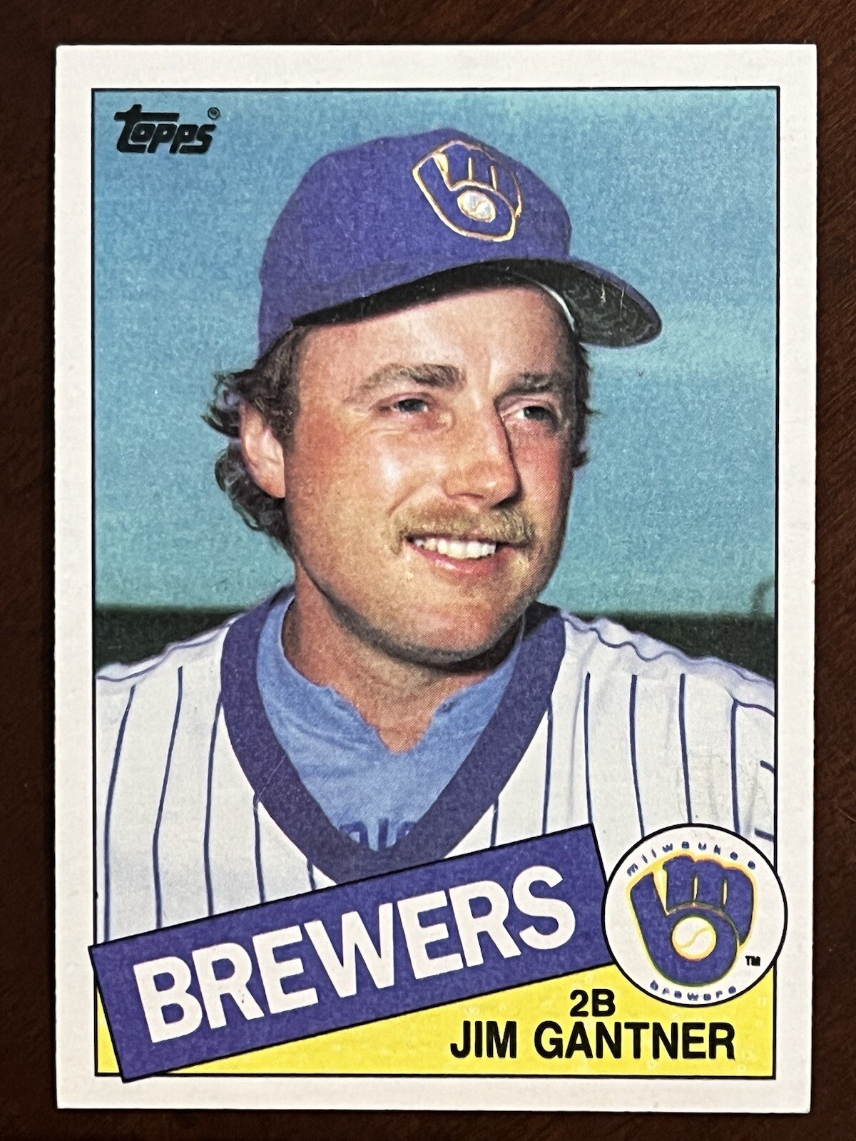 1985 Topps Baseball #781 Jim Gantner Milwaukee Brewers | eBay