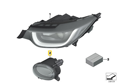 Genuine BMW i3-Fog Light-Foglight Driving Assy Right 63117295688 