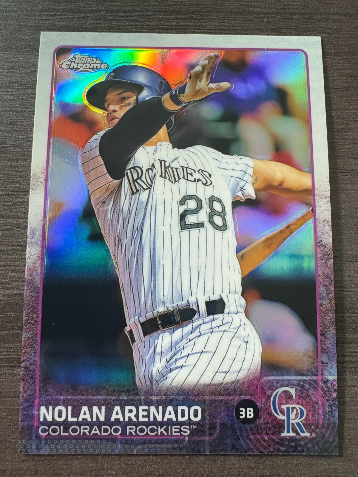 2015 Topps Chrome Nolan Arenado #66 Refractor Colorado Rockies