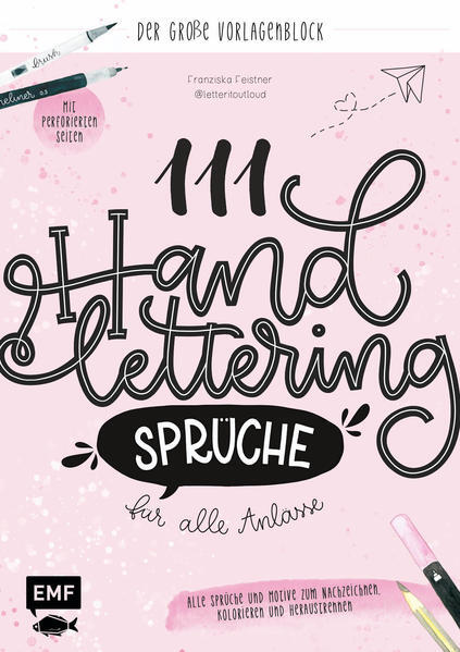 111 Handlettering-sprüche Für Alle Anlässe - Der Große Vorlagen-block