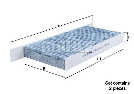 Mahle Innenraumfilter Aktivkohle FüR Renault Laguna Coupe III-image
