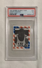 JOE FRAZIER RC 1964 BOBBIE BUBBLE GUM TOKIO OLYMPICS ROOKIE CARD #54 PSA 3