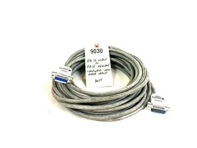 GENERIC 30FT MALE TO FEMALE COMPUTER INTERFACE CABLE #9030 (ONE)