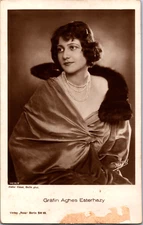 Gräfin Agnes Esterhazy Vintage RPPC B137