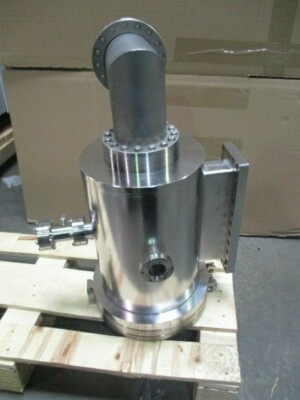 Thermionics C94062NW-31 Vacuum Chamber Wafer Holder Slot, Flange, Access Window
