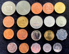 America's 20 Coins Set Unc World Coins - Country List in Description Below