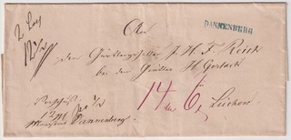 AD / HANNOVER / Vorphilatelie Fuhrpostbrief Postvorschuss L1 Dannenberg X557