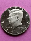 1993 S Kennedy Half Dollar (1) Clad  Proof Coin  Light Circulated NIFC  N 654