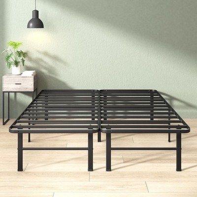 Rumi 14in Queen Metal Bed Frame Quick Assembly SmartBase  Mattress Foundation