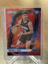 2024-25 Panini Prizm Monopoly - Tristan da Silva #48 Ruby Wave Prizm (RC)