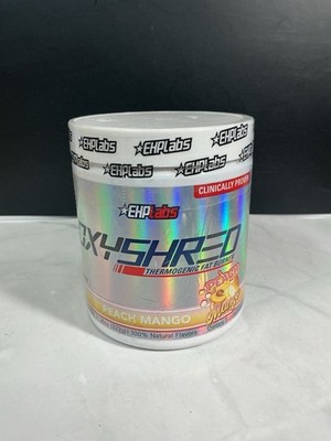 Oxyshred Thermogenic Fat Burner Peach Mango 60 svgs Exp 03/27 EHP Labs