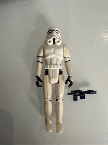 Vtg Star Wars Stormtrooper Complete Action Figure 1977 2 Line HK COO Kenner