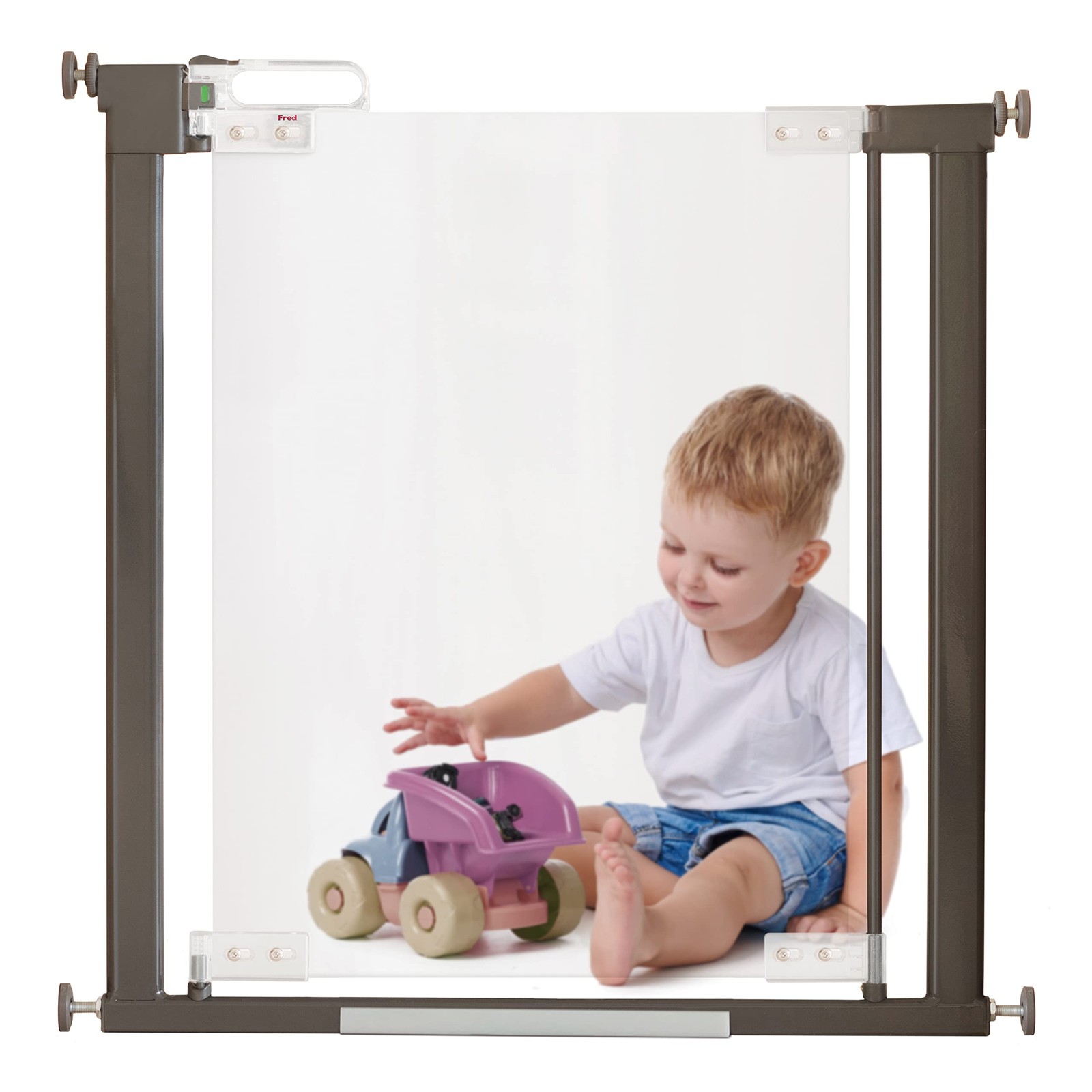 Fred Safety Pressure Fit Acrylic Clear-View Baby 1 Count (Pack of 1), Clear