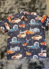 High Seas Trading Co Classic Cars Muscle Cars Nice Guys Button Up Shirt M USA