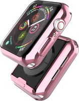 Apple Watch HüLle 40Mm Mit Displayschutz, UltradüNn, Transparent & RoséGold,