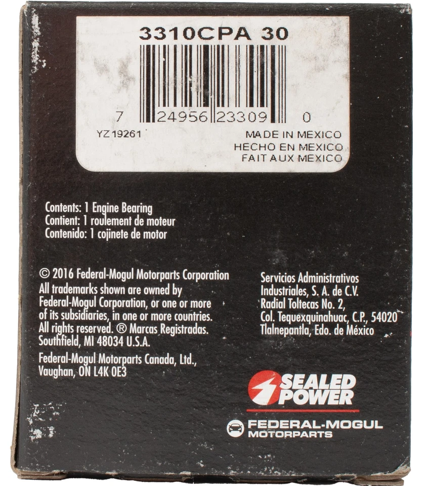 Conjunto de rolamento de haste de potência selada compatível com caminhões Jeep LD 1966-2004 número de peça 3310CPA30 - Imagem 3 de 4