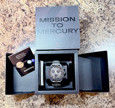 OMEGA x MoonSwatch Mission to Mercury Chronograph Quartz w/ Box Manual & Papers